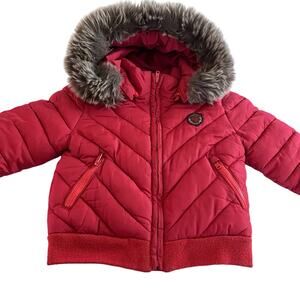 Tartine et Chocolate boys red puffer jacket size 18 months